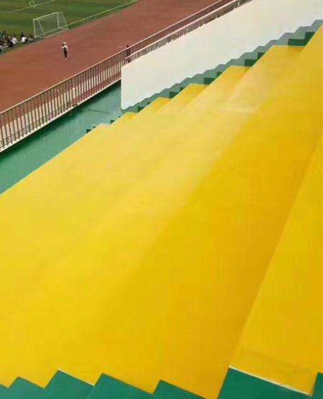 西峰球场台阶翻新修补改造